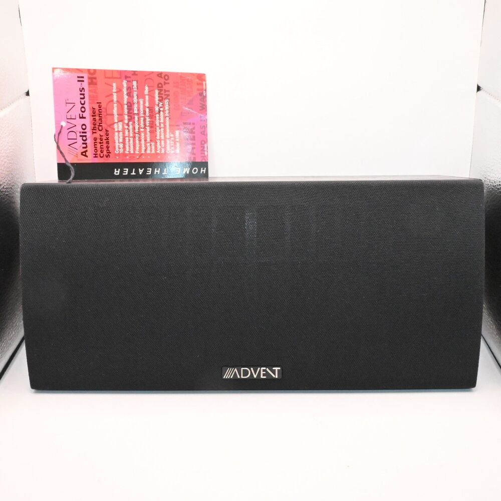 New ADVENT Audio Focus II Center Speaker Black Audio Focus 2 No Box NOB